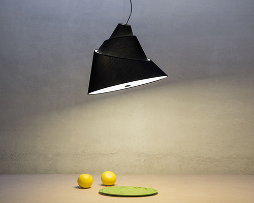 fabien dumas of too many designers creates babel lamp for vertigo bird