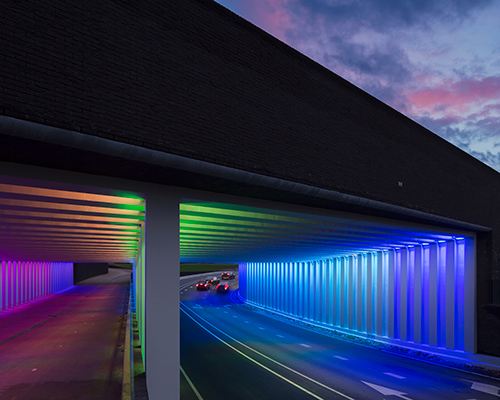 herman kuijer infills two tunnels in zutphen with immersive light works