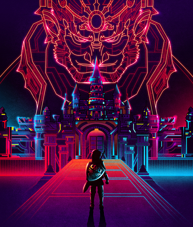 Neon Film Posters Present Cult Classics From The Protagonists Perspective