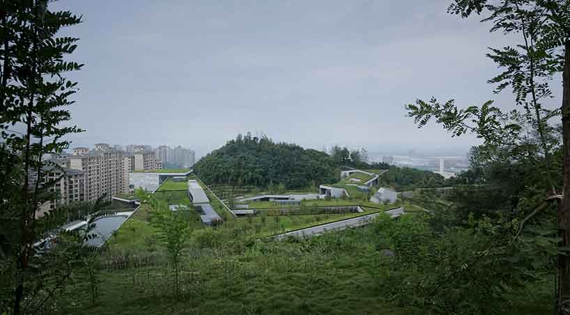 vector architects completes green-covered chongqing taoyuanju community center