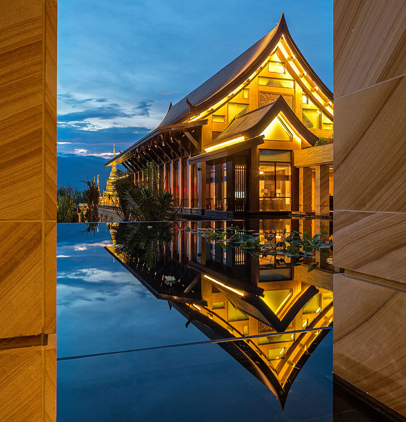 OAD places wanda vista xishuangbanna resort in china's lush mountainside