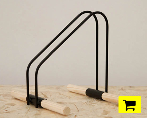 practical WAO bike stand lets you store your bike indoors with ease