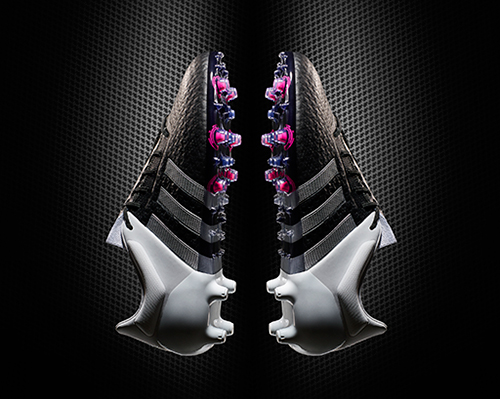 adidas paints the ACE and X series black, white and pink