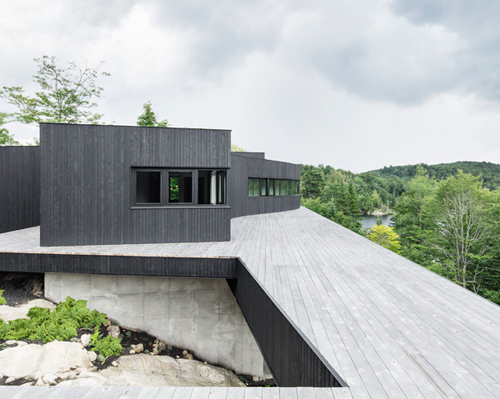 alain carle bases sustainable home overlooking the canadian landscape