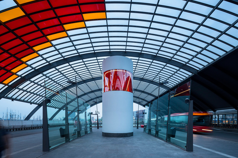benthem crouwel architects bus station amsterdam centraal the netherlands designboom