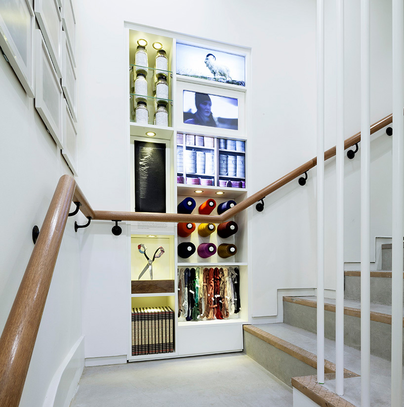 checkland kindleysides london flagship johnstons of elgin designboom