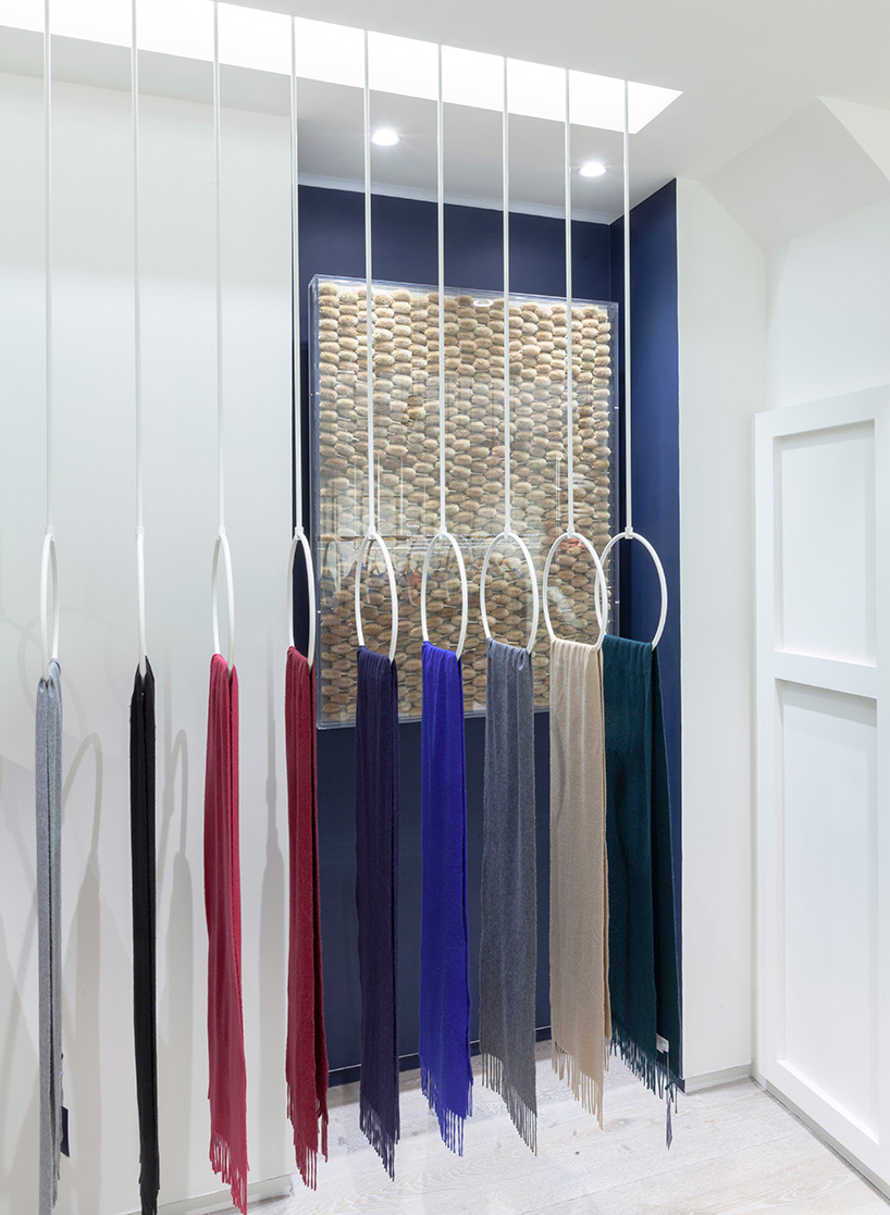 checkland kindleysides london flagship johnstons of elgin designboom