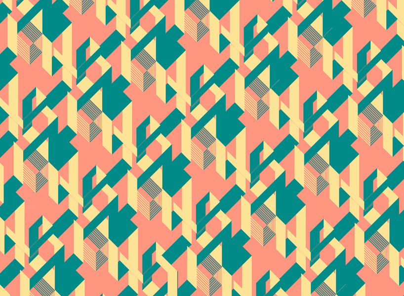 isorinths isometric textile patterns damola rufai designboom