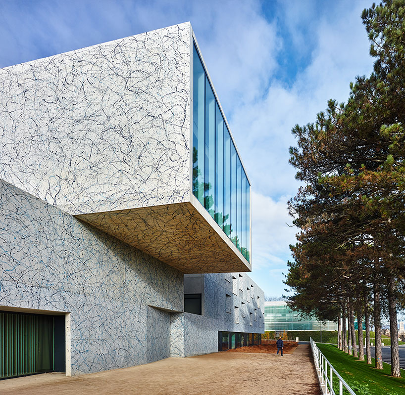 dominique coulon's conservatoire of music in belfort features patterned façades