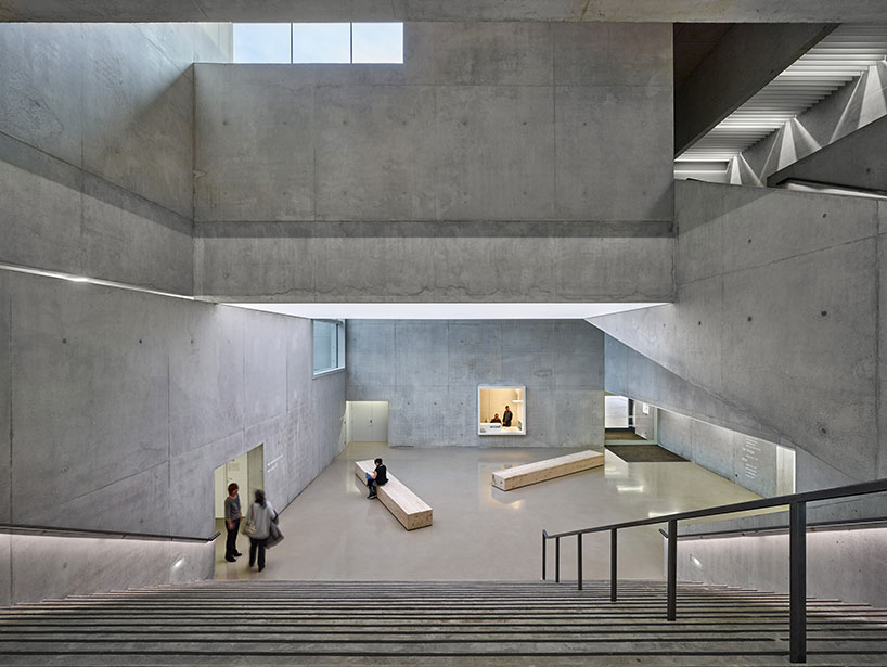 dominique coulon's conservatoire of music in belfort features patterned façades