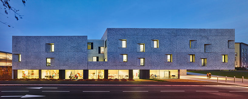 dominique coulon's conservatoire of music in belfort features patterned façades