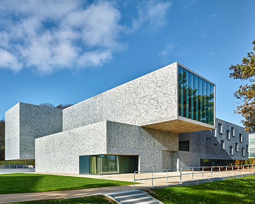 dominique coulon's conservatoire of music in belfort features patterned façades