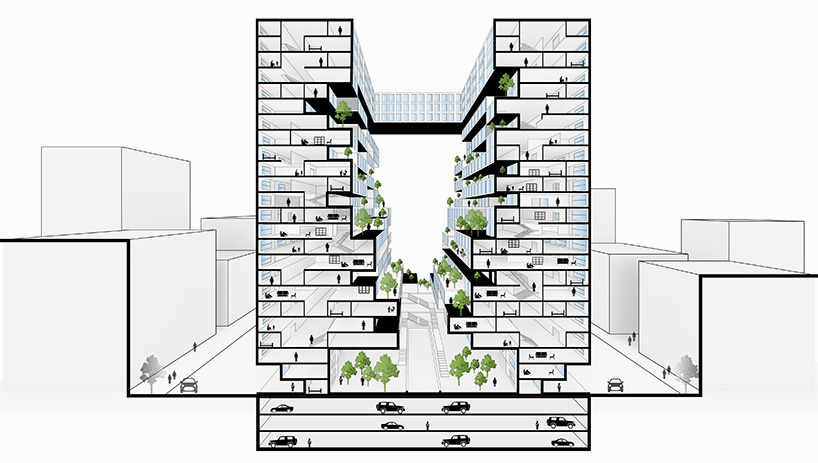 vandad ecologic towers by em[sys] D.G. & challenge studio