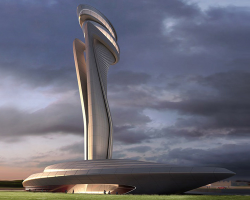 hadid, safdie + fuksas compete to design traffic control tower at istanbul new airport