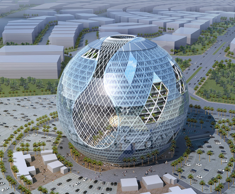 spherical buildings