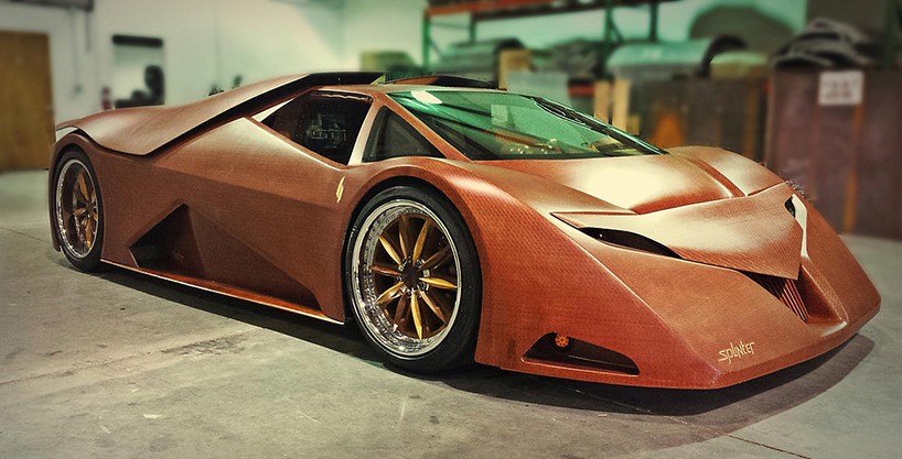 joe harmon takes five years building wooden V8 powered splinter sports car