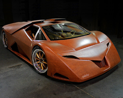 joe harmon takes five years building wooden V8 powered splinter sports car