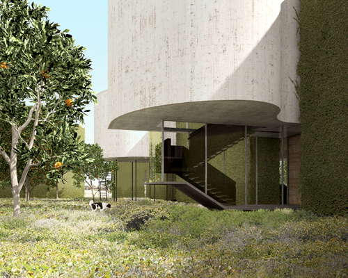 jonathan gibb creates architectural concept for philanthropic art collector