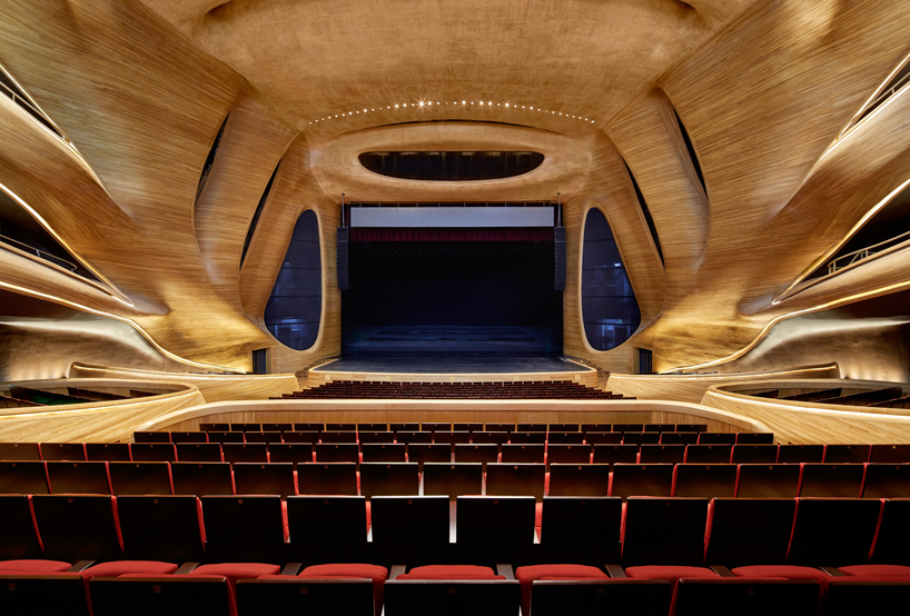 MAD architects' fluid-formed harbin opera house opens in china