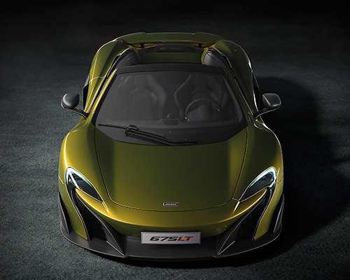 mclaren 675 longtail spider keeps glued to the track with larger restyled spoiler