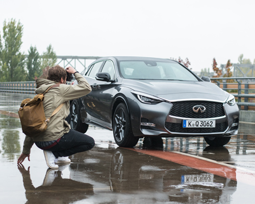 photographer michael schulz uses 'the seeker' to experience the all-new infiniti Q30