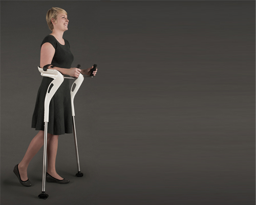 mobility design creates M+D crutches that use elbows, not armpits
