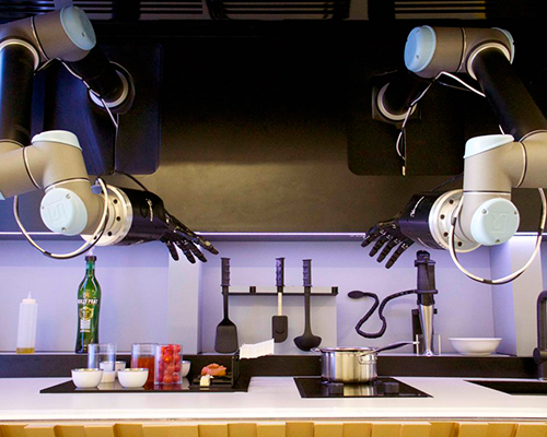 moley automated kitchen uses pair of robotic arms to prepare meals