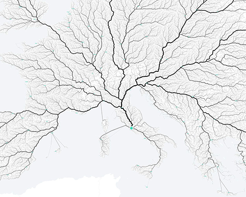team at moovellab find out if all roads actually do lead to rome