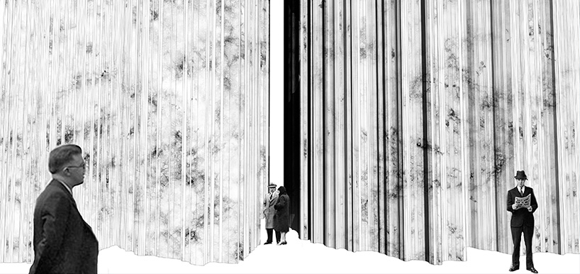 nemestudio STRAIT geographic fiction installation designboom
