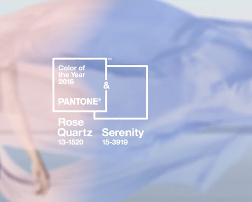 pantone color of the year 2016: rose quartz + serenity