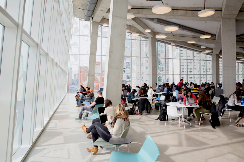 snohetta ryerson university student learning center toronto canada designboom