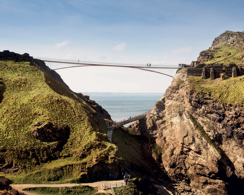 tintagel bridge competition shortlist cornwall designboom