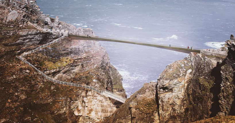 tintagel bridge competition shortlist cornwall designboom