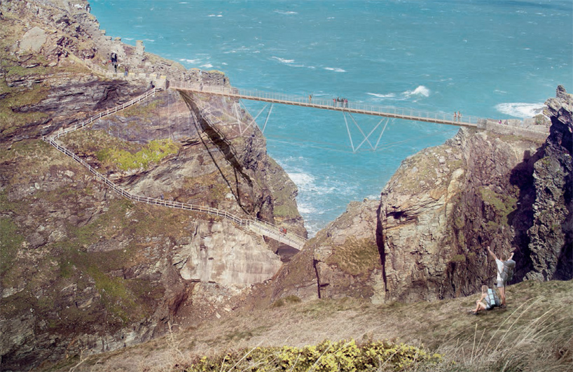 tintagel bridge competition shortlist cornwall designboom