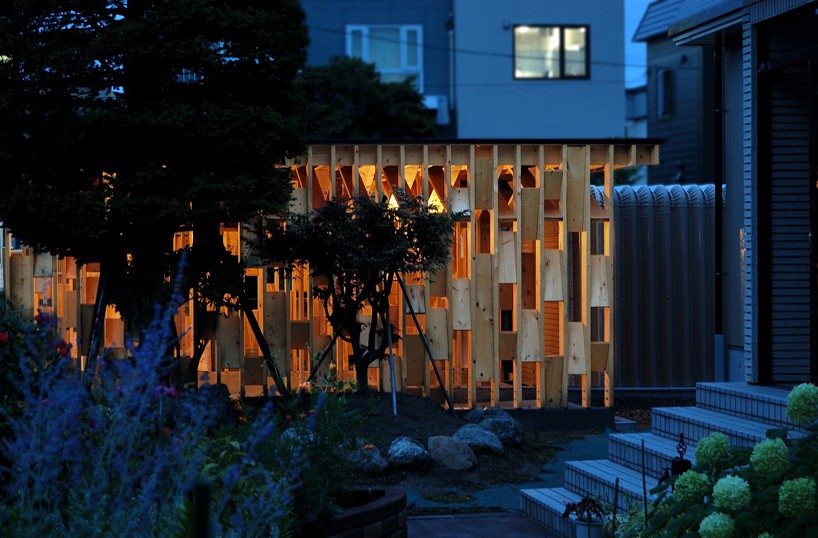 japanese timber craft highlighted in yoshichika takagi's garden shelter