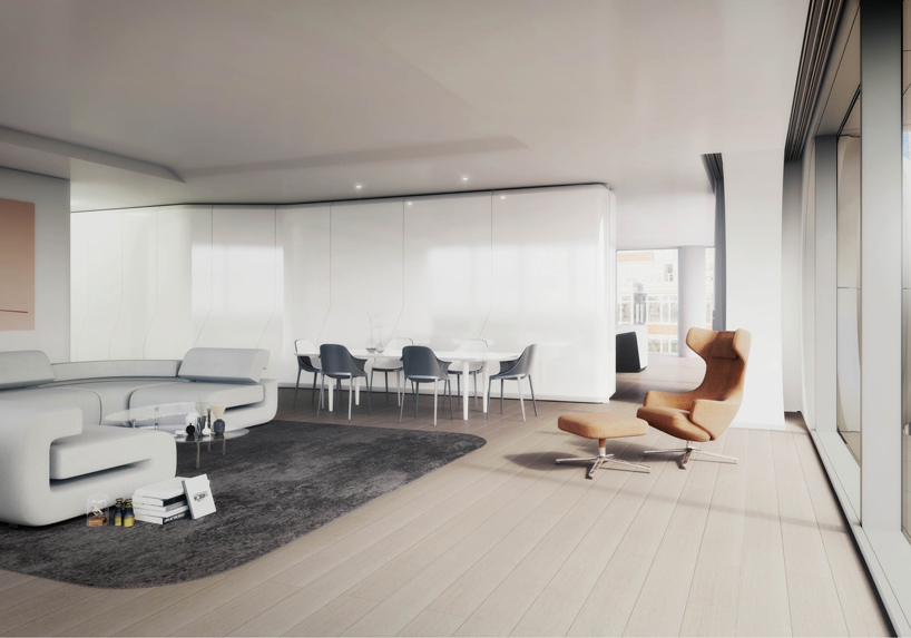 zaha hadid 520 west 28th chelsea condos new york high line designboom