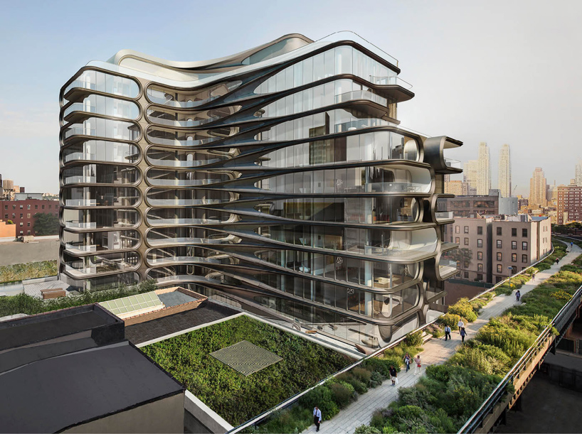 zaha hadid 520 west 28th chelsea condos new york high line designboom