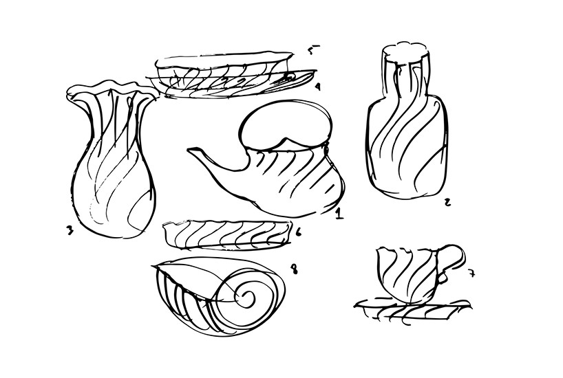 antonio arico australian shells collection designboom