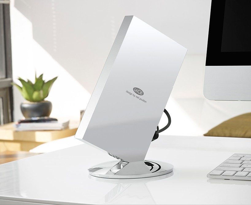 LaCie asks neil poulton and porsche design to create series of hard drive solutions