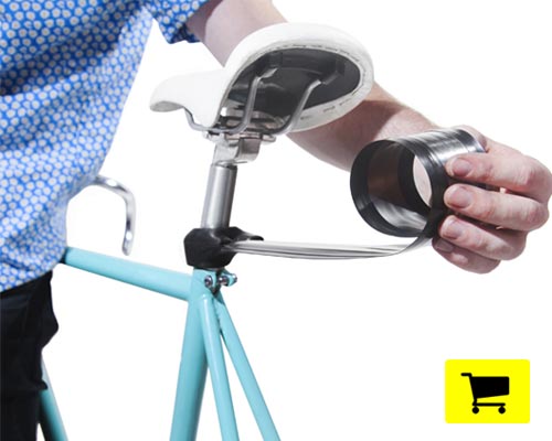 new on the designboom shop: the plume bicycle mudguard