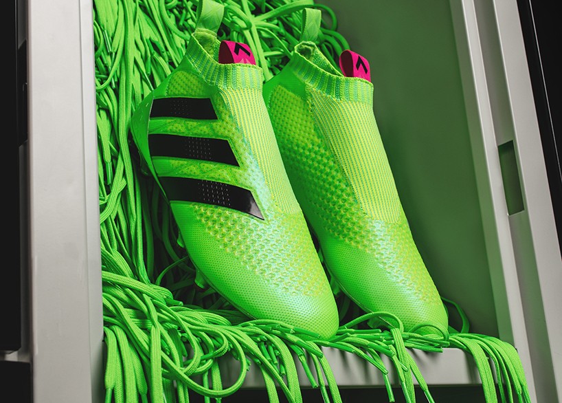 Green adidas laceless sales football boots