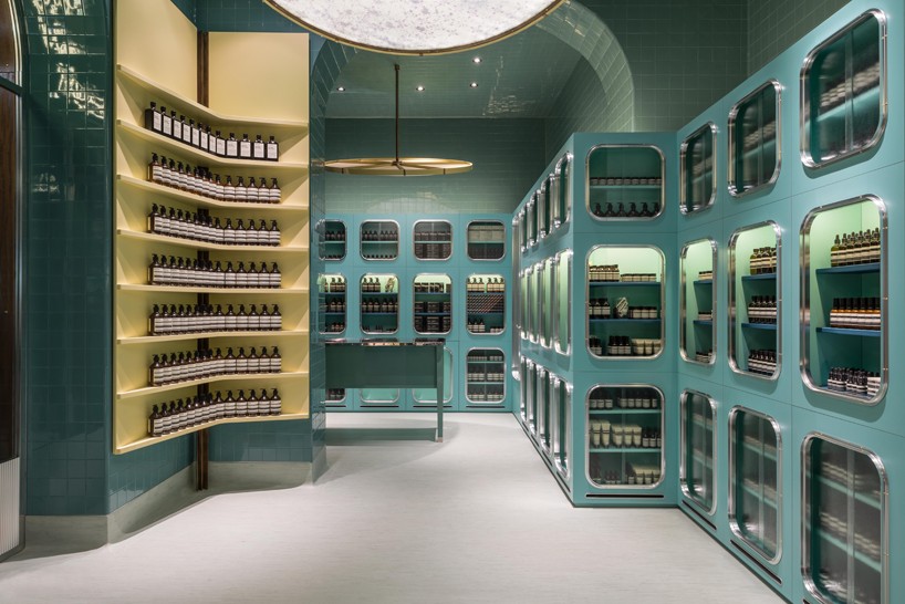 aesop store by dimorestudio references italian bottegas in milan