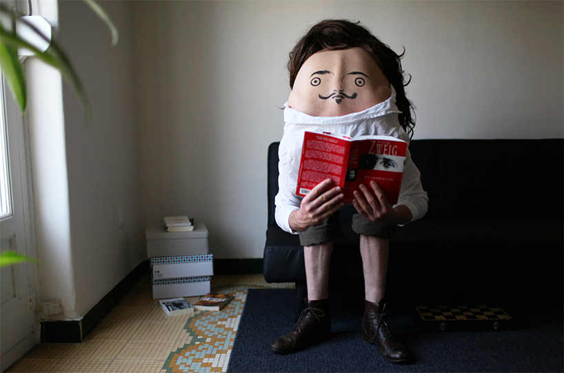 bent-over figures form hybrid-human creatures and secret friends
