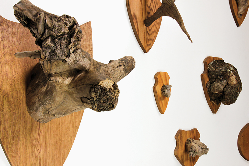 brothers dressler craft a species of wooden tree trophies at IDS toronto