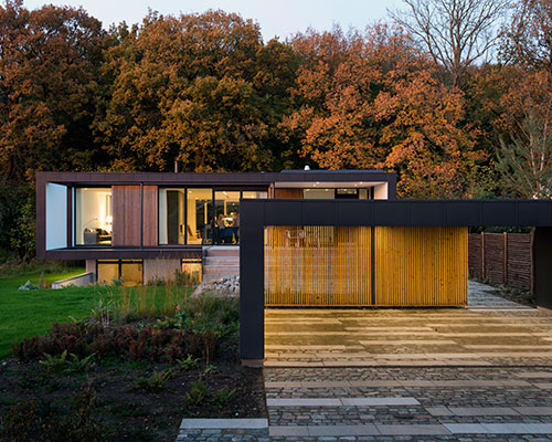 C.F. møller nestles villa R into danish forest