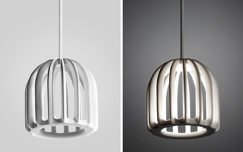 christo logan two parts ceramic lighting collection