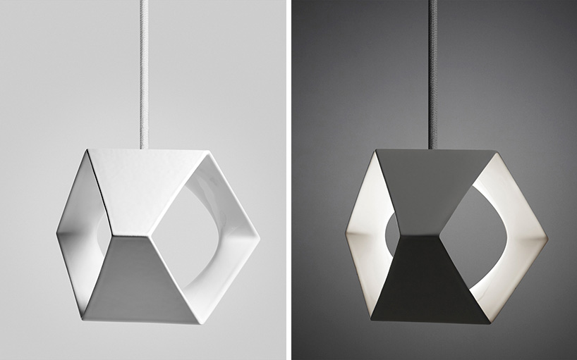 christo logan two parts ceramic lighting collection