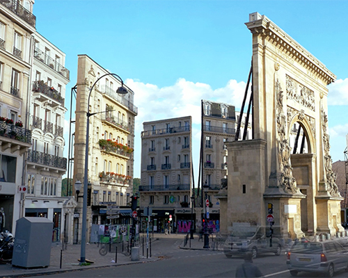 claire & max turn the city of paris into a fake movie set