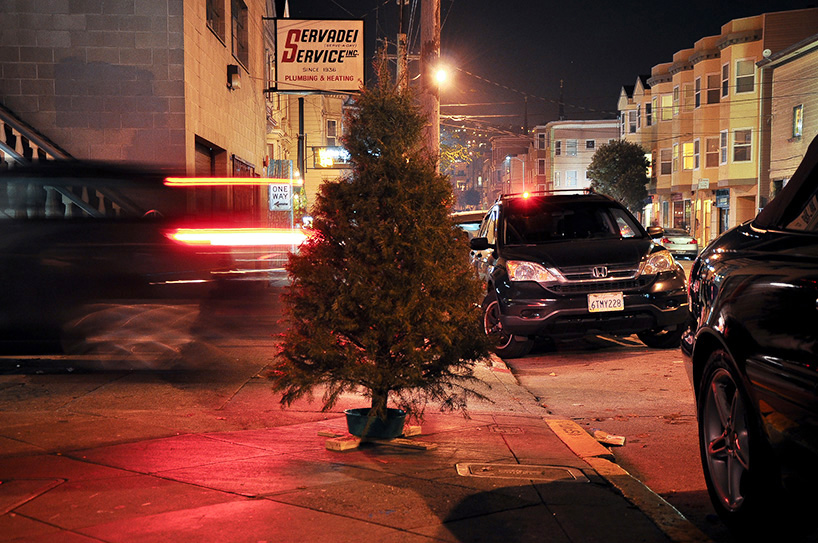 wei keong we used to discarded christmas trees series