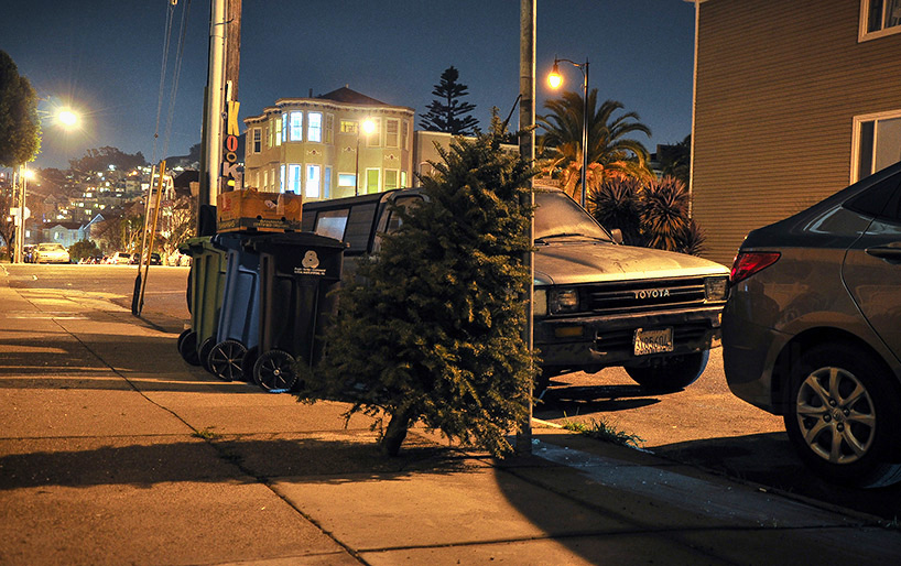 wei keong we used to discarded christmas trees series